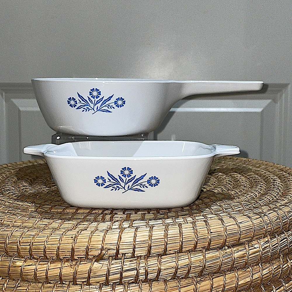 Vintage Corningware Blue Cornflower Bundle
